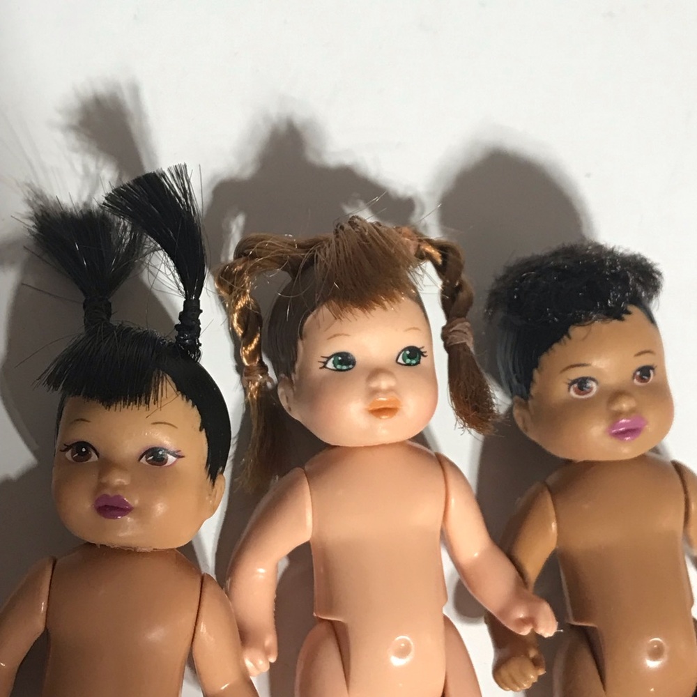 RARE Happy family Barbie neighborhood toddlers